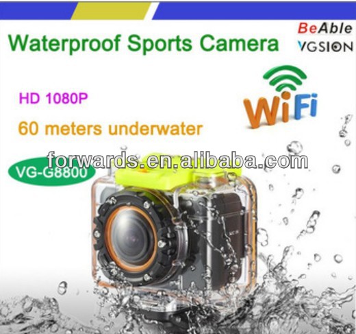 WIFI +タマゴノキチップ+ループ·レコーディング+リモコン付きG8800防水スポーツカメラDVR防水1080フルHD 30FPS問屋・仕入れ・卸・卸売り