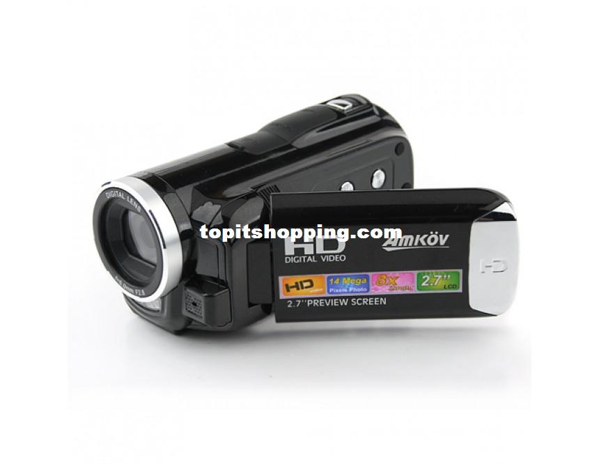 Amkov HD-NN 2.7インチ液晶14.0MP 8Xズームレンズのデジタルビデオカメラビデオカメラブラック問屋・仕入れ・卸・卸売り