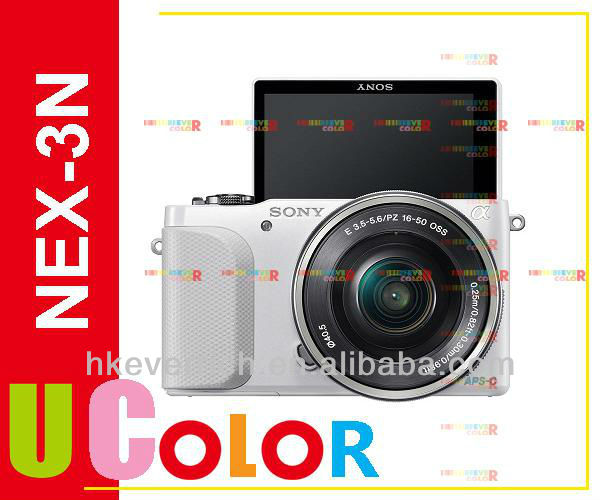 PZ 16〜50ミリメートルF3.5-5.6 OSS SELP1650ズームレンズキット白で本物のソニーアルファNEX  -  3NL NEX-3Nのカメラ本体問屋・仕入れ・卸・卸売り