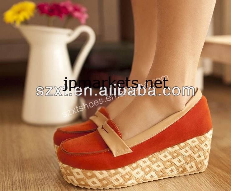 熱い販売！卸売中国女性の靴2013分の2013靴ウェッジ/ユニークなウェッジヒールの靴問屋・仕入れ・卸・卸売り