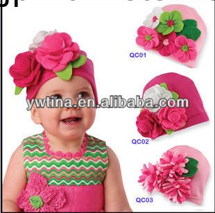 卸売赤ちゃんの女の子の帽子子供の花の帽子赤ちゃんのキャップは、子供の保育園の帽子キャップ問屋・仕入れ・卸・卸売り