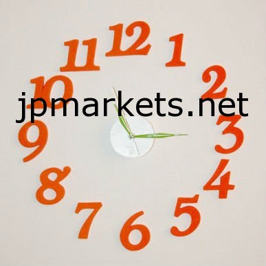 DIYのデジタル壁掛け時計（オレンジ）高品質問屋・仕入れ・卸・卸売り