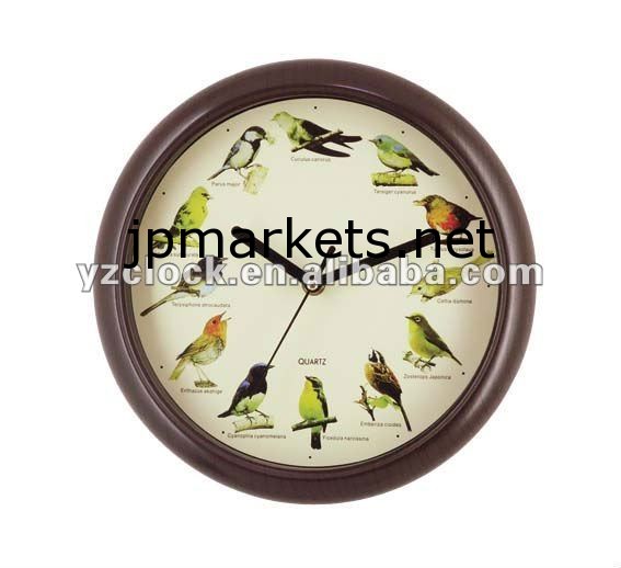 10「プラスチック鳥の壁時計問屋・仕入れ・卸・卸売り