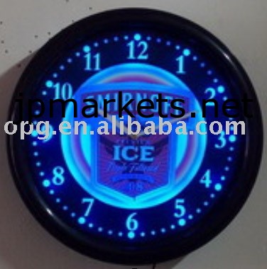色の変化は、広告アイテムCL1035などの壁時計のLED問屋・仕入れ・卸・卸売り