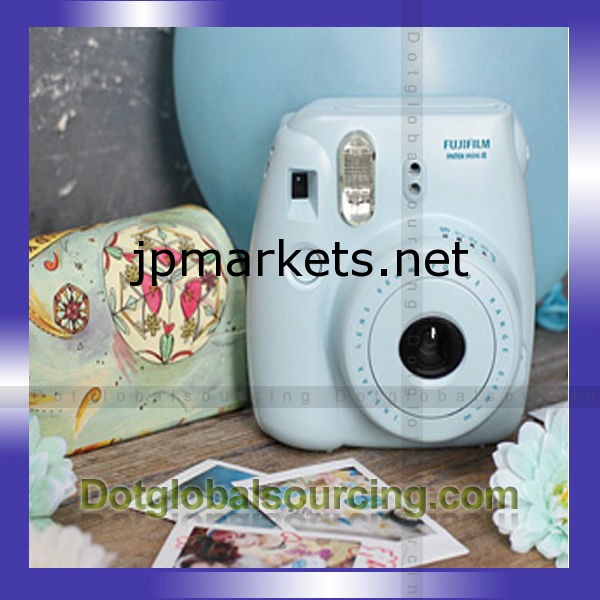 新しい富士フジフイルムインスタックスミニストラップ付き8インスタントフィルム写真ポラロイドカメラ - ブルー問屋・仕入れ・卸・卸売り