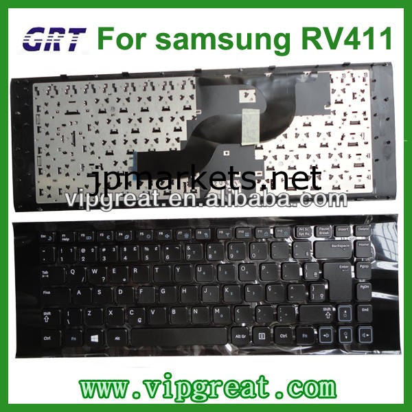 フレームブラジル黒のノートパソコンのキーボードを備えたサムスンRV411用問屋・仕入れ・卸・卸売り