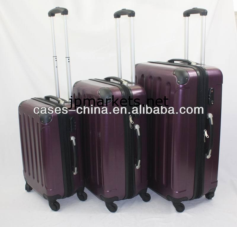 売れ筋のPC + ABS 3本のトロリースーツケースセット/荷物問屋・仕入れ・卸・卸売り
