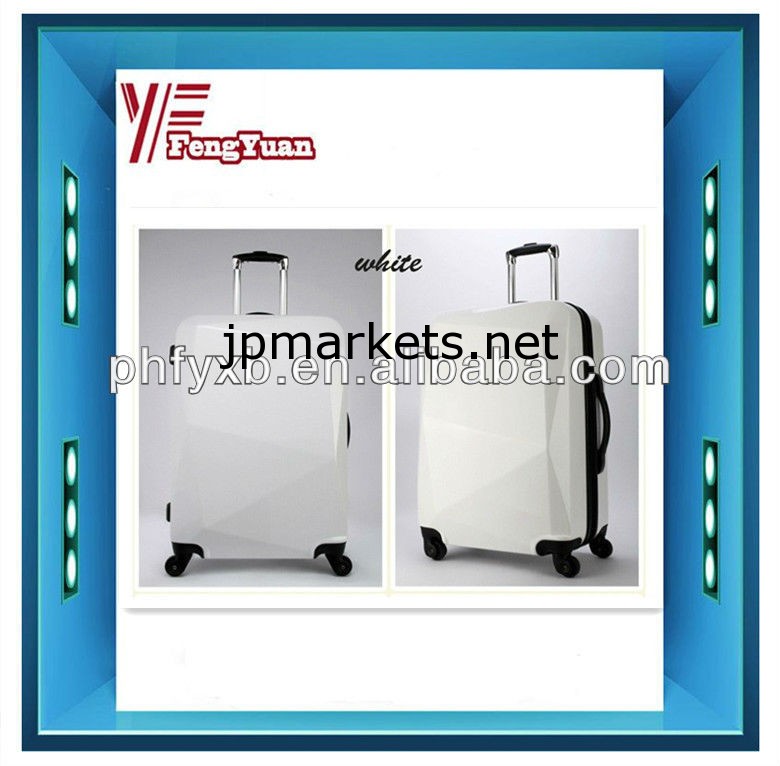 2013旅行バッグやスーツケース20 24 28のための4つの車輪を設定する中国アリババホット販売カラフルな3本のABS、PCバッグ荷物問屋・仕入れ・卸・卸売り
