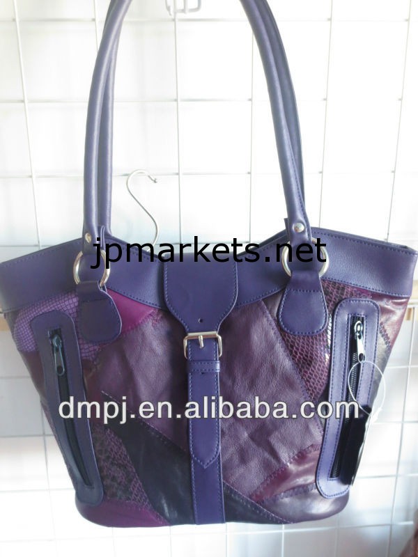 紫色のパッチワークの革女性のためのバッグ問屋・仕入れ・卸・卸売り