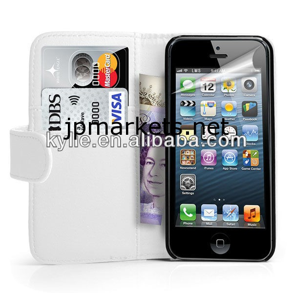 iPhone 5のための最高品質の熱い販売ウォレットケース問屋・仕入れ・卸・卸売り