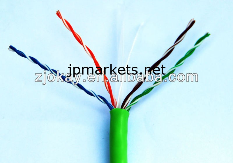 CAT5E CEの認定を受けたUTP CAT5E L​​ANケーブル2PR 24AWG問屋・仕入れ・卸・卸売り