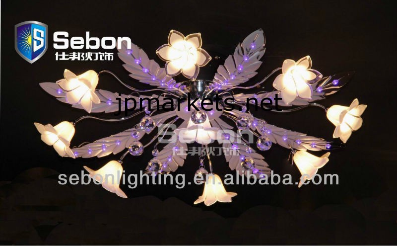リモコン付き12Vガラスハロゲンシャンデリア天井のランプの光（SBC5846-9-LED）問屋・仕入れ・卸・卸売り