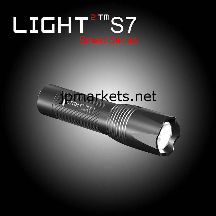 LIGHT2スマート​​シリーズズーム可能なハイパワークリーS7 LEDトーチP7問屋・仕入れ・卸・卸売り