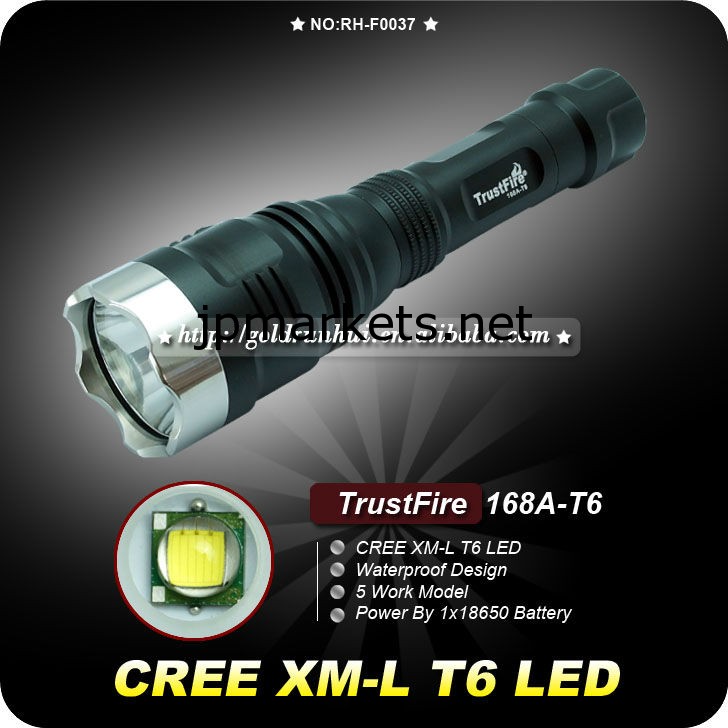 Goldrunhui RH-F0037 CREE XM-L T6の防水LED懐中電灯問屋・仕入れ・卸・卸売り