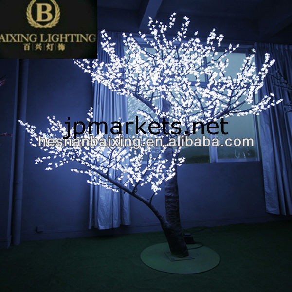 H：CE / ROHSを導いた桜の木の光で3.3メートルホワイトの飾りクリスマス問屋・仕入れ・卸・卸売り