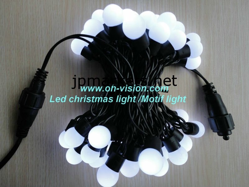2013 CEのRoHS指令とは、屋外での使用connectabl 5メートル50 LEDのボールカバーはクリスマスライトを導いた問屋・仕入れ・卸・卸売り