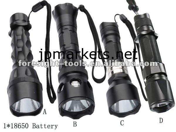 LED懐中電灯、LED CREE Q3は、FS-LC001（-A-B-C-D）--- 1 * 18650問屋・仕入れ・卸・卸売り
