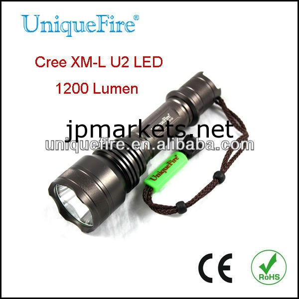 SMOリフレクター付きクリーU2 1200lumen 3Modes充電式アルミ合金懐中問屋・仕入れ・卸・卸売り