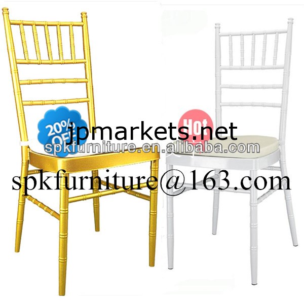 卸売ホワイトとゴールドの結婚式のティファニーの椅子問屋・仕入れ・卸・卸売り