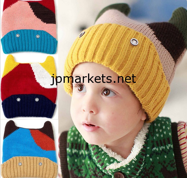 韓国冬の新デザインメリヤスCHILDRENS帽子問屋・仕入れ・卸・卸売り
