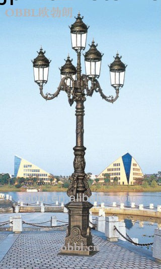 古典的なヨーロッパ街路灯アルミランプポスト問屋・仕入れ・卸・卸売り