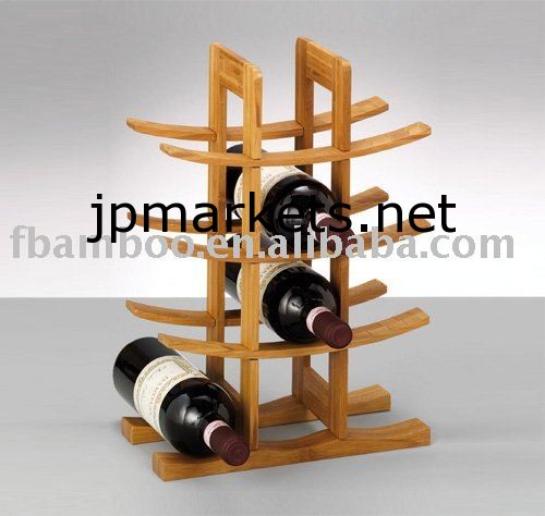卸売ファッショナブルなカスタマイズされた装飾的な実用的な中国新しいデザインのワインホルダー竹ワインアクセサリー竹のワインラック問屋・仕入れ・卸・卸売り