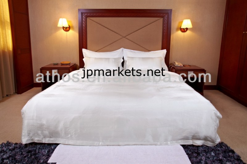 綿100％の高級ホテルのベッドシート、フラットシート/シーツ問屋・仕入れ・卸・卸売り
