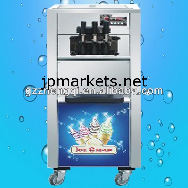 CE（ICM-375）アイスクリームマシン、アイスクリームメーカー、ソフトクリーム機で承認されたミックスフレーバー問屋・仕入れ・卸・卸売り
