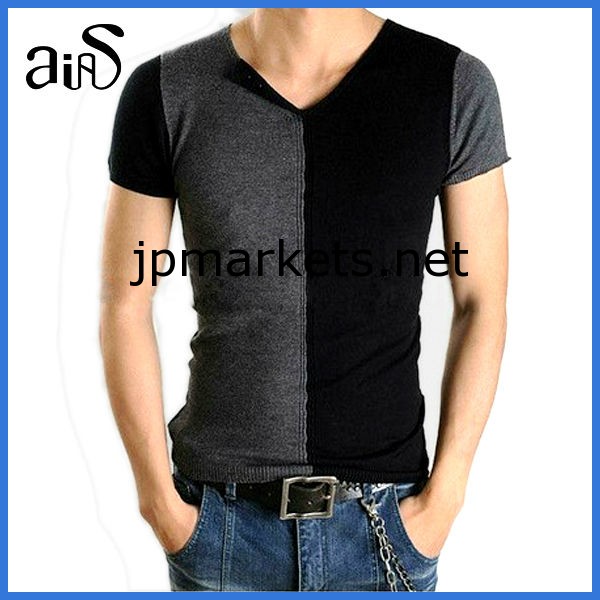 中国ファッションの男性で行われた売れ筋のデザインはネックTシャツ、V問屋・仕入れ・卸・卸売り
