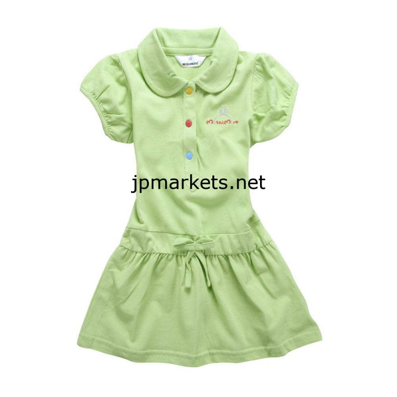 卸売女の子のカラフルな綿100％で赤ちゃんのドレスフリルガールの服問屋・仕入れ・卸・卸売り