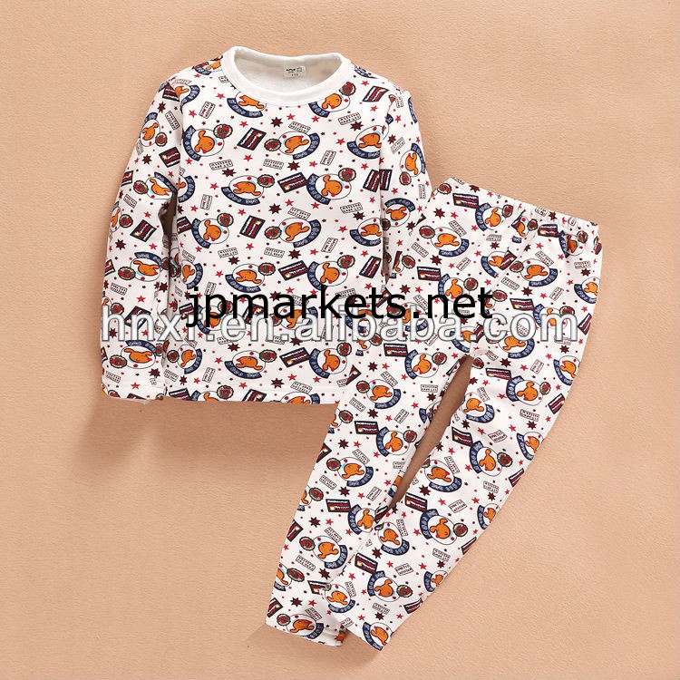 高品質熱いユニークな2014年customed100％綿最新赤ちゃんの服の子供のための春の服セット問屋・仕入れ・卸・卸売り