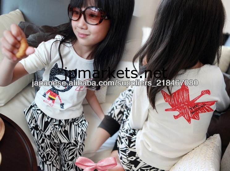 2014春服新品子供服 可愛い 激安長袖Ｔシャツ問屋・仕入れ・卸・卸売り