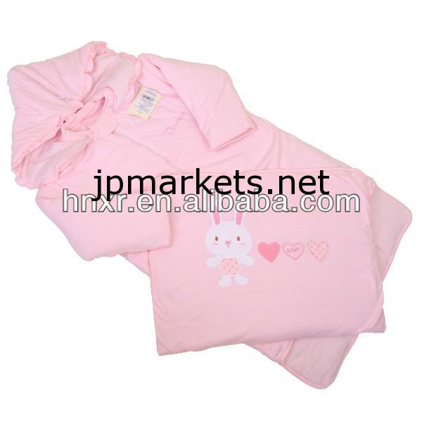 美しいピンクの綿の赤ん坊の寝袋デザインホールセール問屋・仕入れ・卸・卸売り