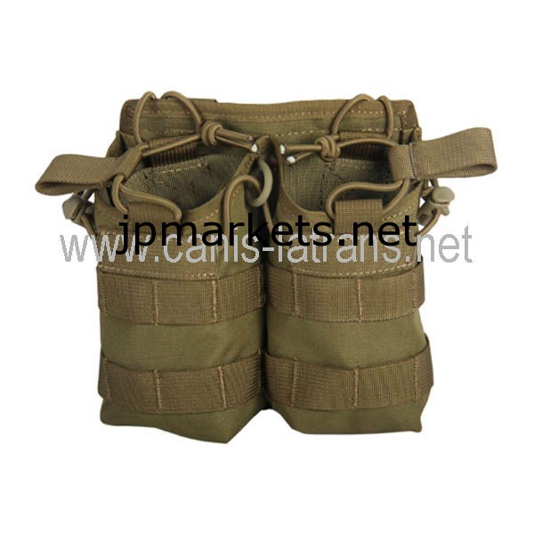 CL6ー0029khaki ダブル袋のmolle 軍事戦術的なアクセサリバッグ小さな手荷物に向けのダンプポーチ問屋・仕入れ・卸・卸売り
