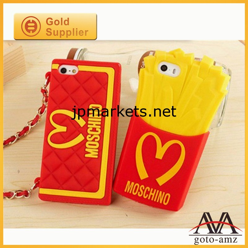 マクドナルド2014年熱い販売チェーンバッグモスキーノフライドポテト用ケースiphone5/5s問屋・仕入れ・卸・卸売り