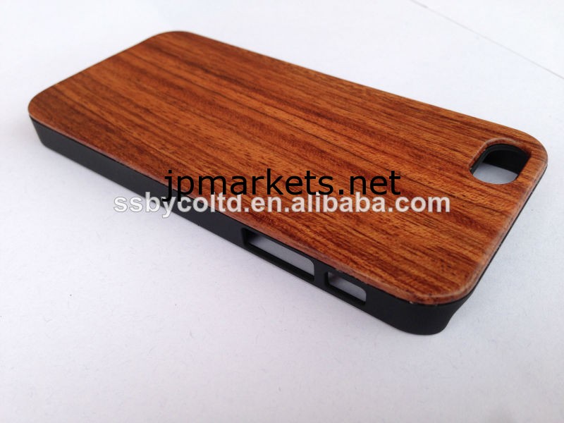 新しい販売2014年pc木材用木材fsciphoneケース硬質プラスチック5iphone用シェル問屋・仕入れ・卸・卸売り