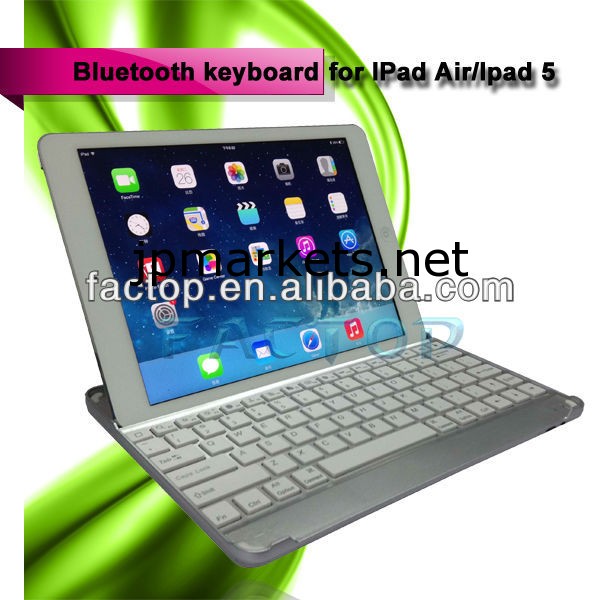 ホットメタルアルミワイヤレス空気ipad用bluetoothキーボードの場合問屋・仕入れ・卸・卸売り
