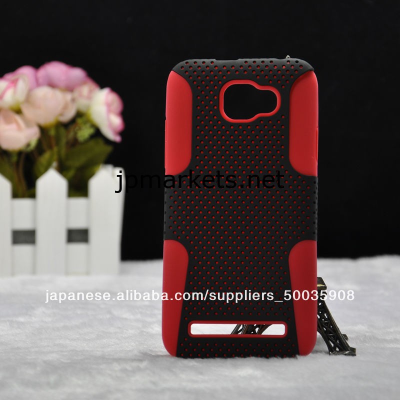 新しい到着のメッシュpcコンボハイブリッドシリコンカバーのための携帯電話ケースブルーダッシュ5.0d410a/d530/d520問屋・仕入れ・卸・卸売り