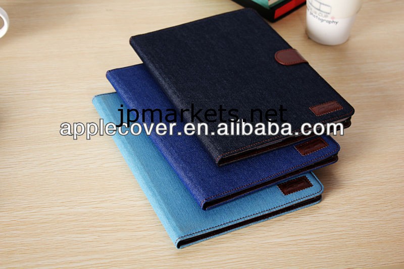 ジーンズケースipad用カードスロットを備えた空気問屋・仕入れ・卸・卸売り