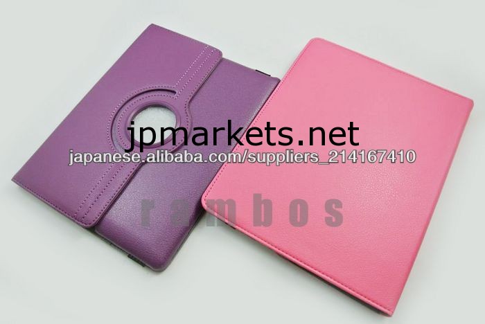 360 Degree Rotated Leather Stand Flip Case Smart Cover for iPad Air問屋・仕入れ・卸・卸売り