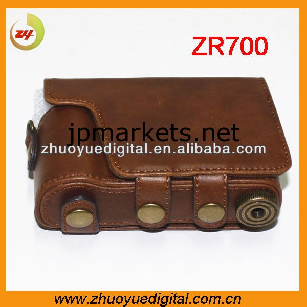 中国manfacturerカメラバッグ新しいスタイルpuレザーウエストバッグデジタルカメラカシオtr700用カメラバッグケース問屋・仕入れ・卸・卸売り