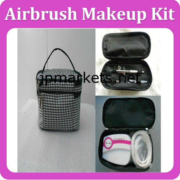 エアブラシメイクアップキット付きポータブルバッグ: パワー空気1pcairbrush+1pccompressor+1pcoutlet+1pc化粧品袋問屋・仕入れ・卸・卸売り