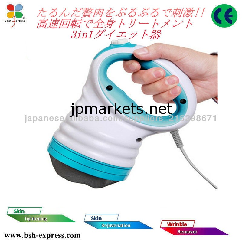 たるんだ贅肉をぶるぶるで刺激!!高速回転で全身トリートメント 3in1ダイエット器問屋・仕入れ・卸・卸売り