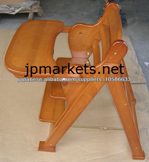 wooden baby furniture , adjustable baby high chair , solid wood folding baby chair問屋・仕入れ・卸・卸売り
