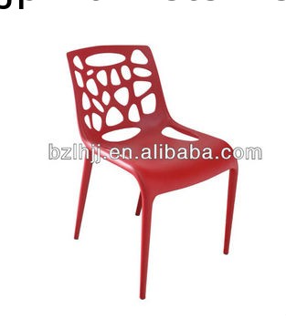 赤いプラスチック積み重ね可能な椅子/ダイニングチェア新しいデザイン(1503)問屋・仕入れ・卸・卸売り
