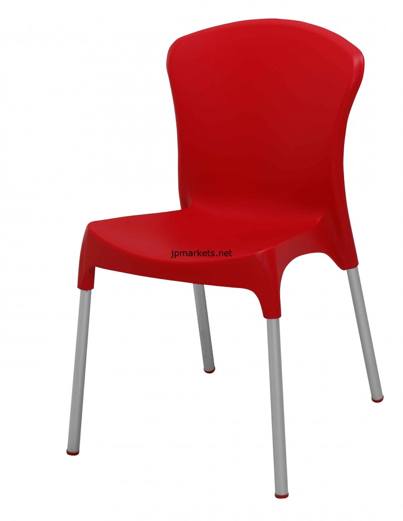 Plastic Chair Stella with aluminum legs問屋・仕入れ・卸・卸売り