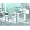 2013現代の良質白い四角ガラスダイニングテーブルホーム家具問屋・仕入れ・卸・卸売り