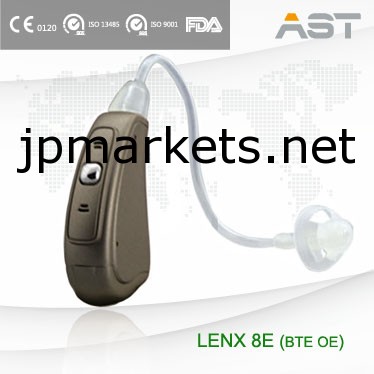Lenx 8eオープンイヤーデジタルプログラム可能な補聴器とともに補聴器部品問屋・仕入れ・卸・卸売り