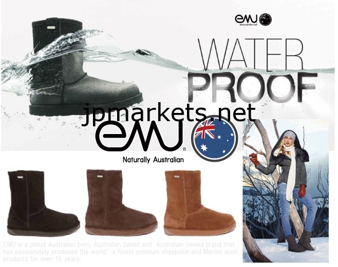 EMU AUSTRALIA (エミューオーストラリア) STINGER LO WATER PROOF ブーツスティンガー ロー ウォータープルーフ レディース 本革ムートンブーツ問屋・仕入れ・卸・卸売り