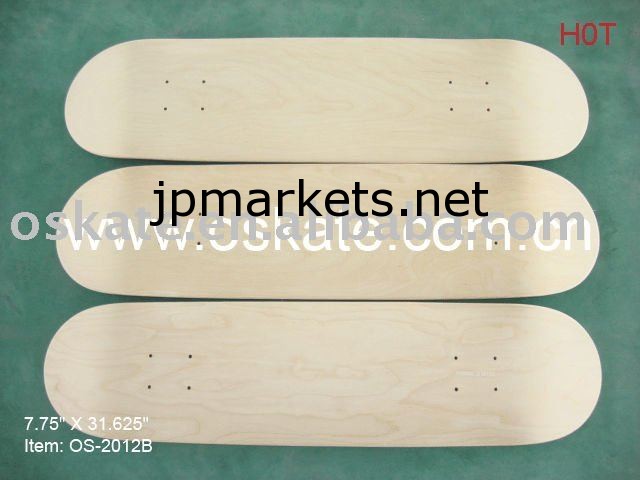 『7.75x31.625" oskateプロスケートボード、 ブランクスケートボードデッキ、 最高の価格!( os- 2012b)問屋・仕入れ・卸・卸売り